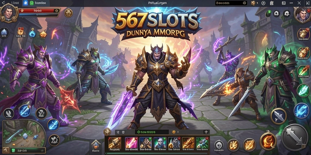 Tampilan gameplay menarik dari 567SLOTS menunjukkan karakter beraksi di dunia slot.