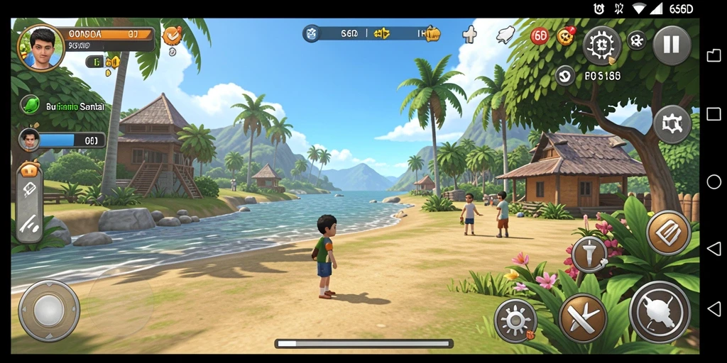 Tampilan gameplay 66D yang menyenangkan dan interaktif.