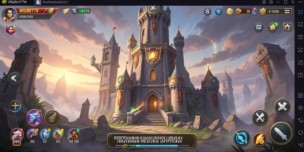 Tangkapan layar <strong>BIGBET78</strong> menampilkan aksi mendebarkan dari gameplay Tower Defense yang strategis.