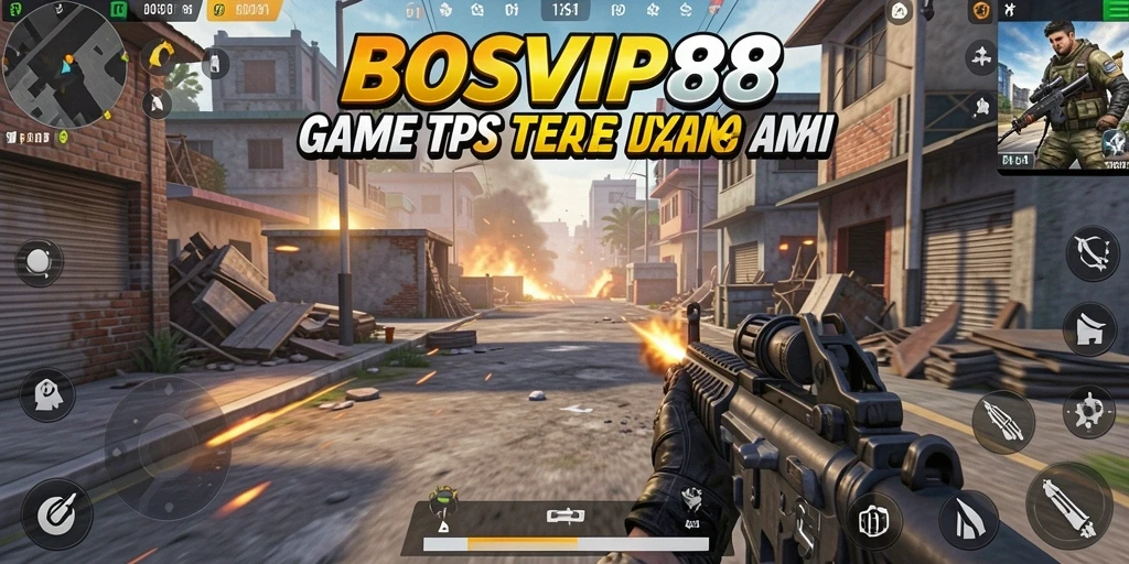 Tangkapan layar utama menampilkan gameplay seru dalam BOSVIP88.