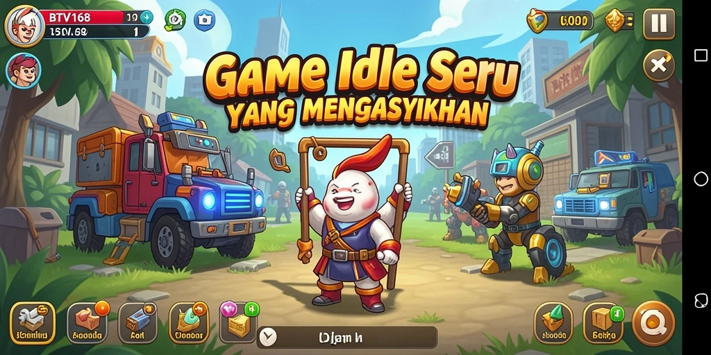 Tampilan gameplay BTV168 menampilkan proses pembangunan yang menawan.