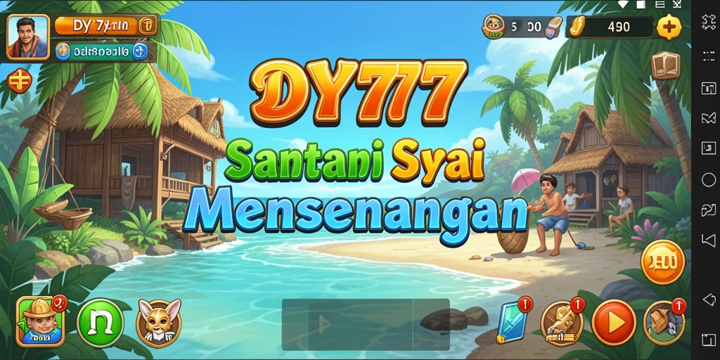 Tangkapan layar menunjukkan gameplay seru dan penuh warna di DY777.