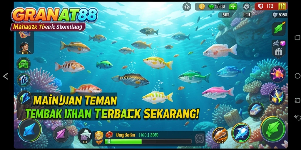 Tampilan gameplay seru dari game Tembak Ikan GRANAT88.