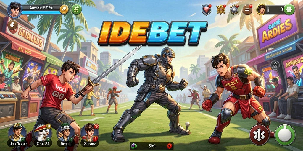 Tangkapan layar dari gameplay seru di IDEBET.