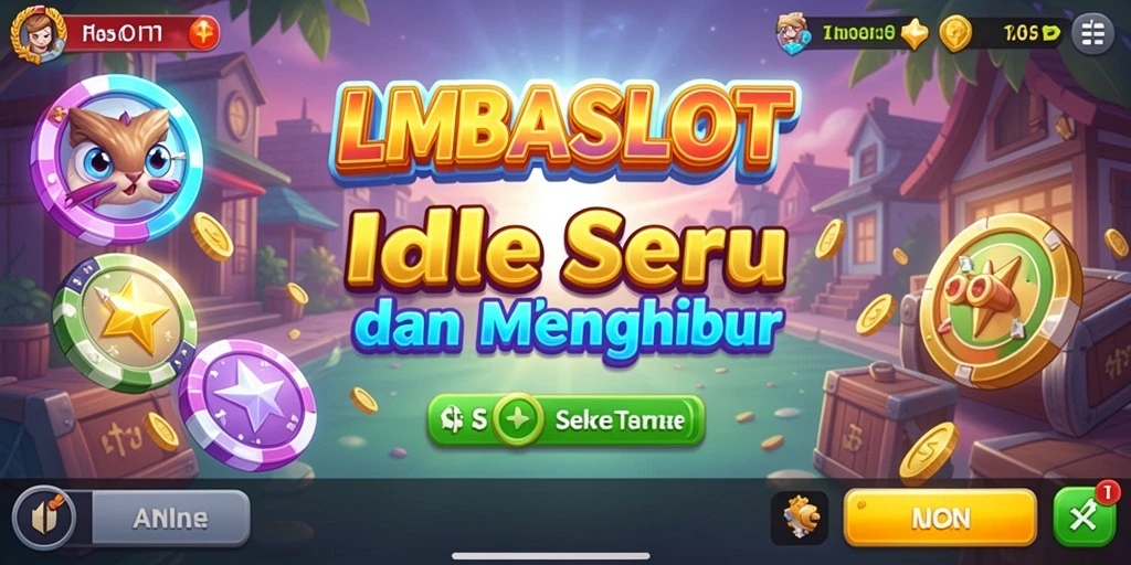 Screenshot gameplay LMBASLOT yang menunjukkan serunya pengalaman Idle.