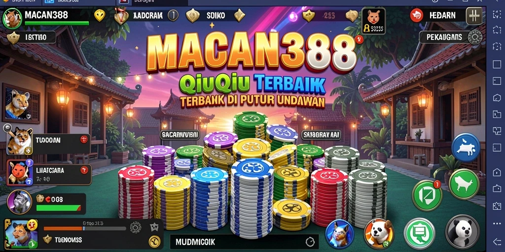 Gameplay seru QiuQiu di MACAN388.