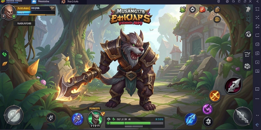 Gameplay epik dengan aksi seru dalam MUSANG178.