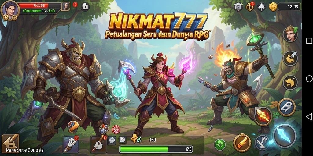Gameplay menarik dalam <strong>NIKMAT777</strong> yang menunjukkan aksi RPG yang mendebarkan.