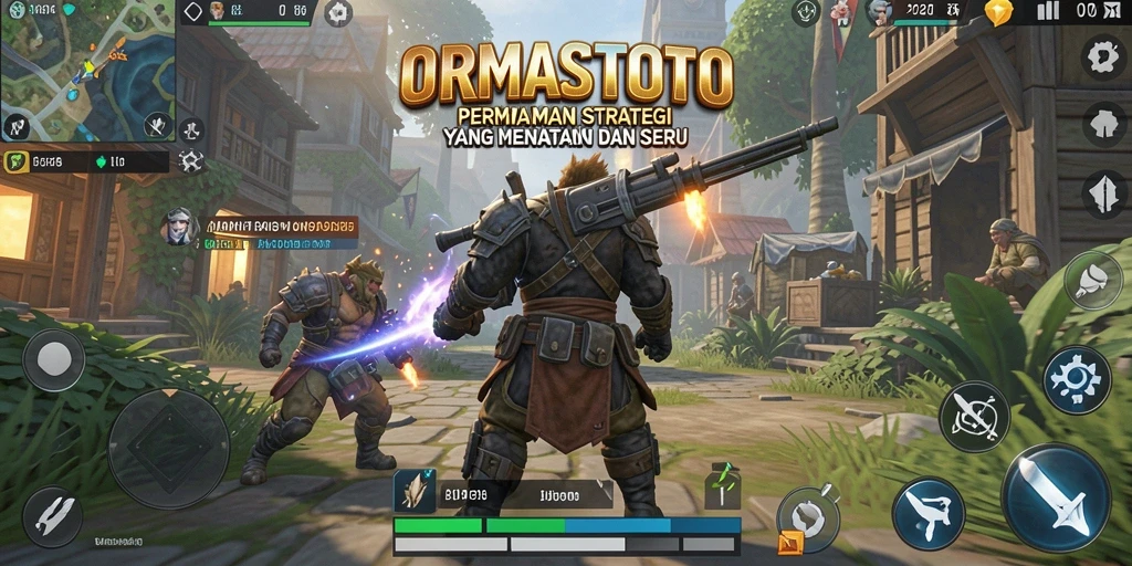 Screenshot gameplay ORMASTOTO yang menampilkan strategi mendebarkan.
