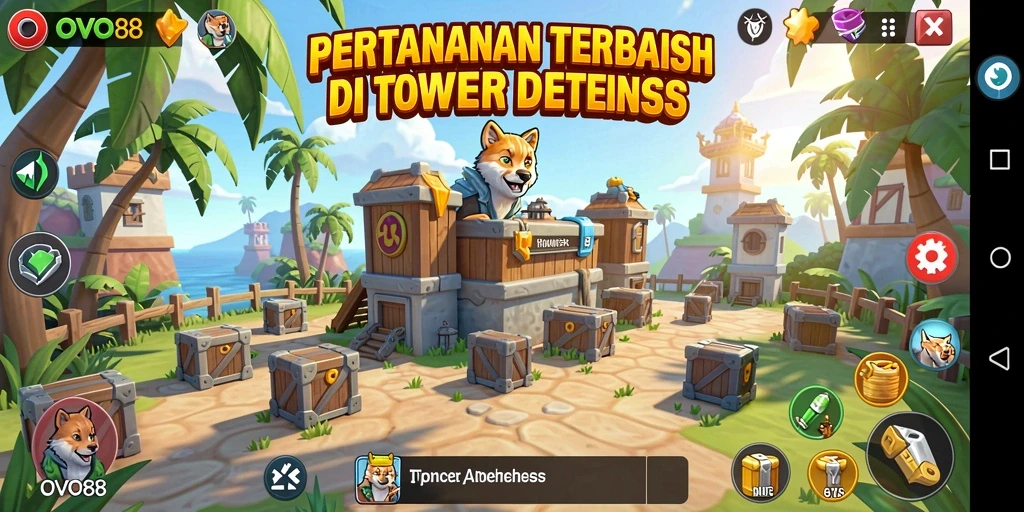 Gameplay OVO88 yang menarik dan menawan di Tower Defense.