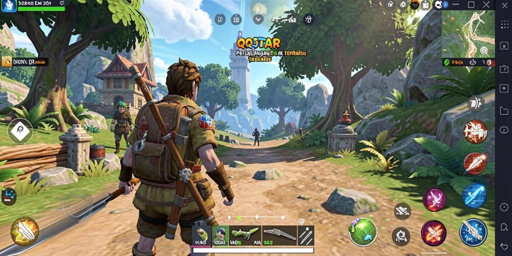 Gameplay Open World yang menakjubkan dan interaktif.