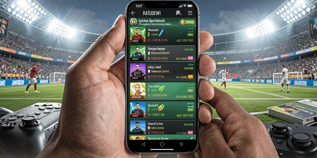 Screenshot gameplay <strong>RATUDEWI</strong> menunjukkan pengalaman taruhan olahraga yang mendebarkan.