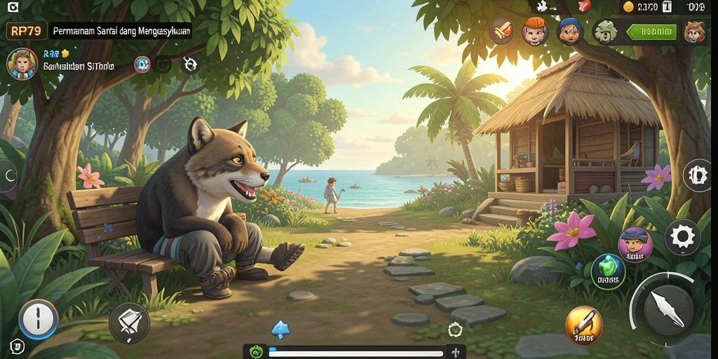Tampilan gameplay RP79 yang menyenangkan dan menghibur.