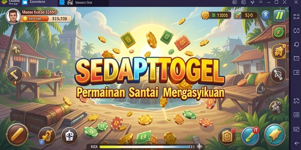 Tampilan gameplay SEDAPTOGEL yang penuh warna dan mengasyikkan.