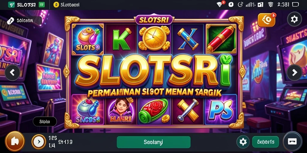 Tampilan gameplay menarik SLOTSRI yang memikat pemain.