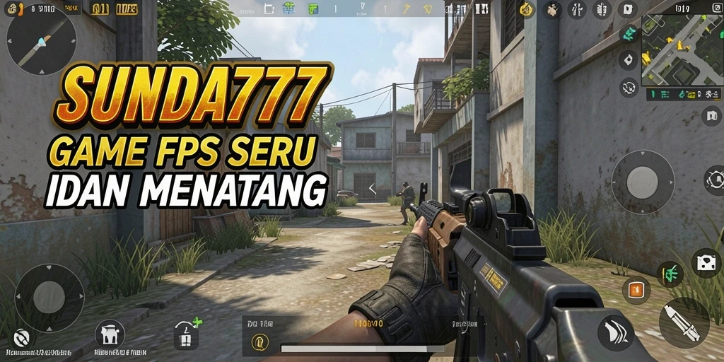 Screenshot gameplay SUNDA777 menampilkan aksi mendebarkan dalam pertarungan FPS.
