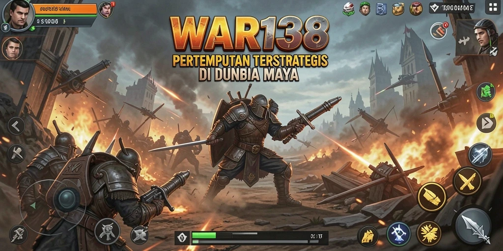 Gameplay WAR138 yang intens dengan aksi pertempuran yang mendebarkan.
