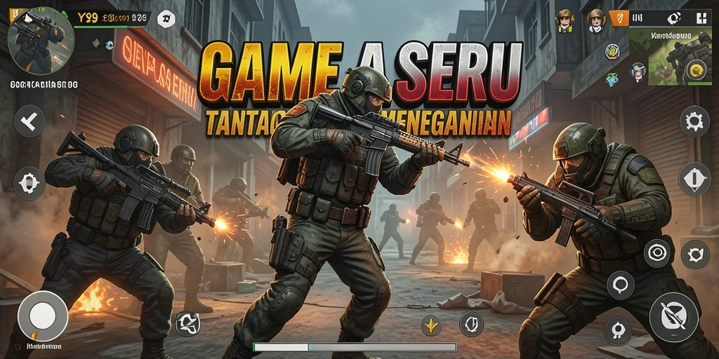 Screenshot menampilkan pertempuran seru dalam gameplay Y89.