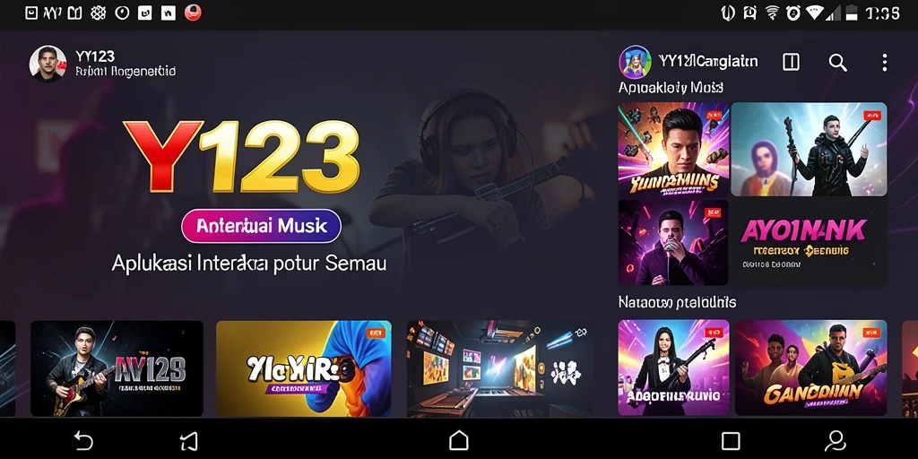Tampilan gameplay interaktif YY123 yang menarik dan menyenangkan.